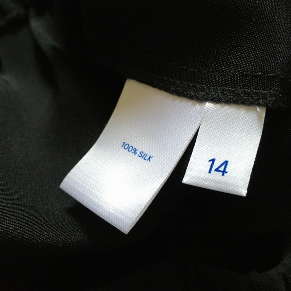 RAEY Black 100% Silk Elasticized Waist Shorts XL Pockets! - Picture 5 of 5